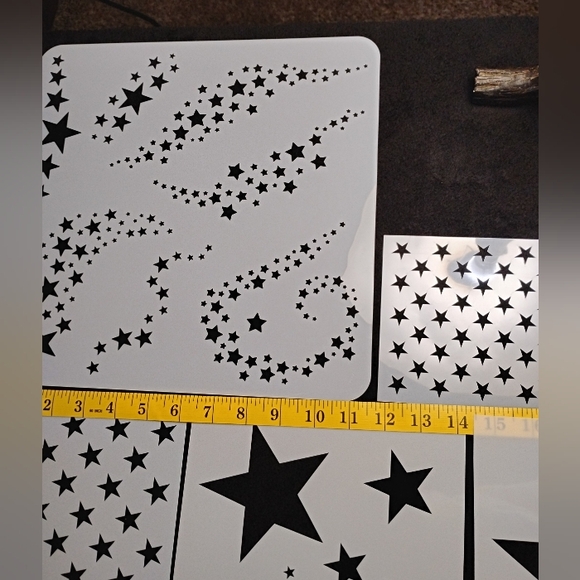 Star Pattern Stencil Set - Picture 2 of 3